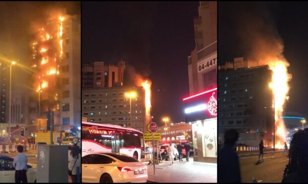 پهبادها حریف آتش سوزی یک برج مسکونی در دبی شدند