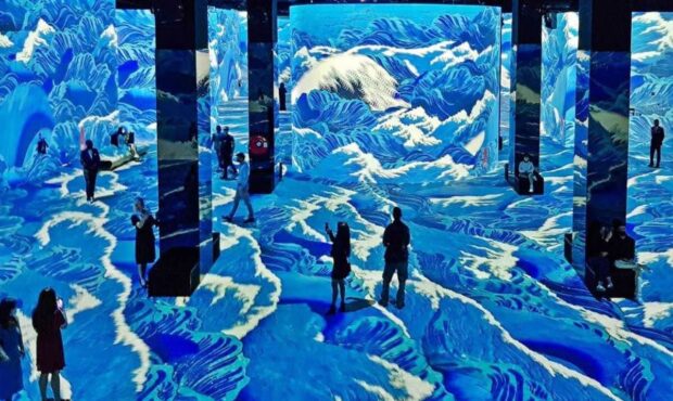 رونمایی حاکم دبی از موزه هنر رونمایی حاکم دبی از موزه هنر