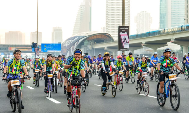 رویداد دوچرخه سواری دبی برگزار شد