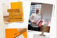 هنرمندی جدیدی از خالق شکلات دبی؛ این بار با ورق طلای 24 عیار