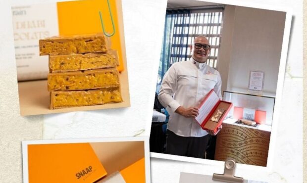 هنرمندی جدیدی از خالق شکلات دبی؛ این بار با ورق طلای 24 عیار